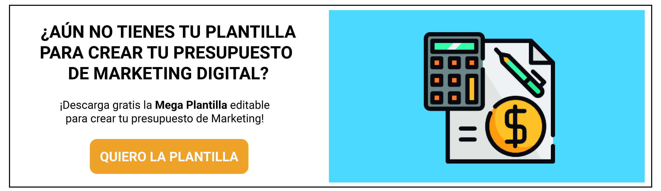 descarga la plantilla para crear tu presupuesto