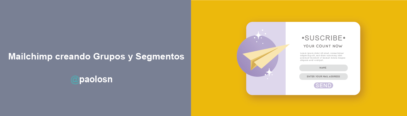 grupos y segmentos mailchimp