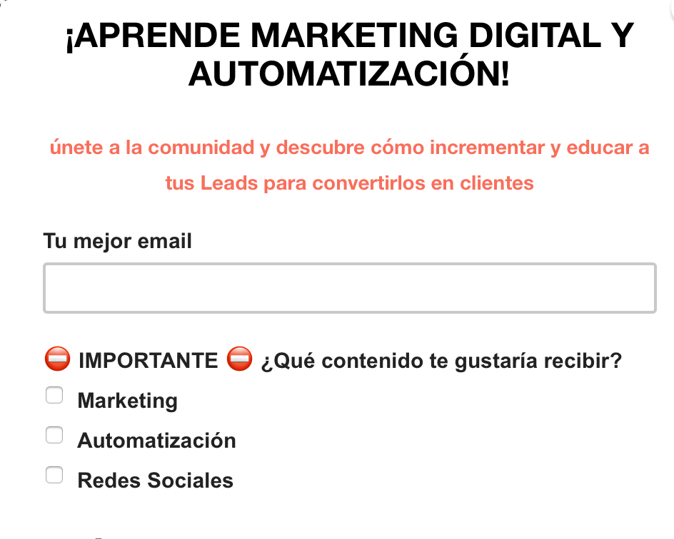 mailchimp popup